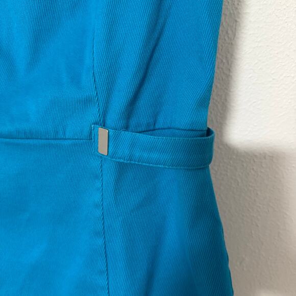 Banana Republic Women's Blue Sleeveless Dress Size 6 Petite - Picture 7 of 13
